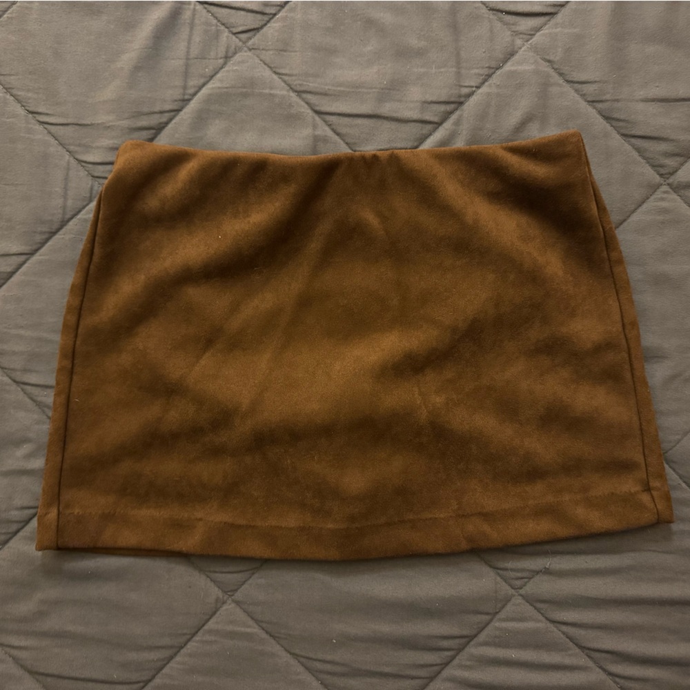 Elegant Brown Women's Stretch Skort